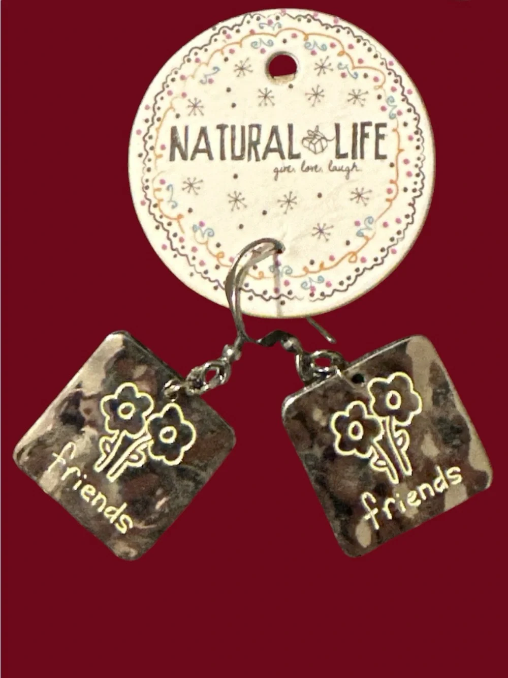 3 pair NATURAL LIFE  Earrings